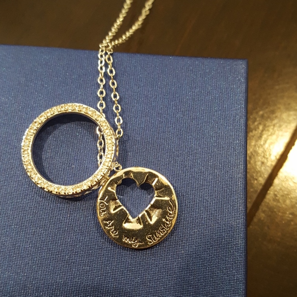Sterling Silver "You are my sunshine" Necklace